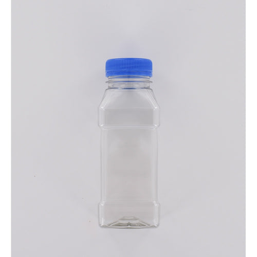 Aurora Scientific •250ml Square sterile bottle nitrogen flushed with blue cap  • Sterile sample bottles for water testing • Water sample bottles  • 250 ml sample bottles